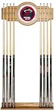 Miami Heat NBA Billiard Cue Rack with Mirror
