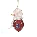 Washington Huskies NCAA Acrylic Football Snowman Ornament (2.75)