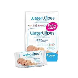 WaterWipes Super Value Box - Pack of 4, Total 240 Wipes