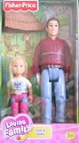 Fisher Price Loving Family DAD & SISTER Dolls (2006)