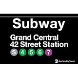 Grand Central Metal Subway Sign