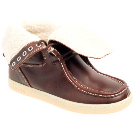 IPATH Men's Shearling,Rootbeer Smooth Leather,12 D US