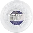 DMC 151 80-BLANC Cordonnet Cotton, White, 398-Yard, Size 80