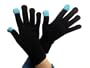 iTouch Touchscreen Gloves (Black and Turquoise)