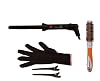 Buy Curling Irons - La Vida 19-mm Black Curling Iron + Hai Elite Round Brush