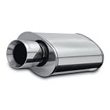 Magnaflow 14832 Street Series Polished Stainless Steel Oval Muffler with Tip
