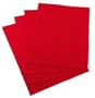 DII Tango Red Ribbed Placemat Set of 4