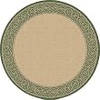 Outdoor Area Rug, Dynamic Rugs Piazza Collection Natural Green