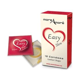 More Amore - Pr�servatifs masculins - Easy Skin - 12 pi�ces