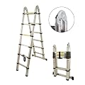 3.85M TELESCOPIC FOLDABLE & EXTENDABLE EXTENSION MULTI PURPOSE STEP LADDER