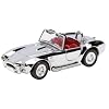 Dickie-Schuco 452585900 - Schuco - Shelby AC Cobra, chrom 1:87 Innenraum rot, Concept Chrome, TB mit Vitrine