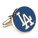 Los Angeles Dodgers MLB Logo'd Executive Cufflinks w/Jewelry Box