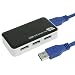 Rectangle PC External USB 3.0 4 Port Hub Extension Share Adapter 5Gbps