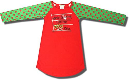 Dear Santa Flannel Nightshirt for girls - Small (6/6X)