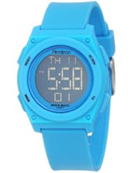 Armitron Unisex 45/7027LBLU Blue Resin Strap Chronograph Watch
