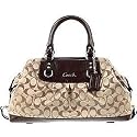 Coach Signature Large Ashley Sabrina Business Satchel Duffle 15440 Khaki Mahogany