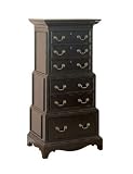 Powell Antique Black Step Jewelry Armoire