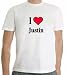 Justin I Love Justin Tshirt
