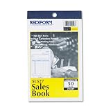 Rediform Sales Order Book, Carbonless, 2 Part, 4.25 x 6.375 Inches, 50 Forms (5L527)
