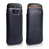 HTC Desire C PU Leather Black Pouch Case Coverby Yousave Accessories�