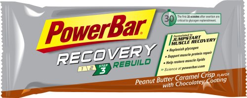 PowerBar Recovery Bar, Peanut Butter Caramel Crisp (Pack of 15)