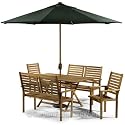 Napoli 5 Piece Garden Bench Patio Furniture Set