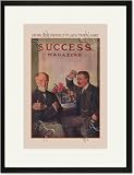 Black Framed/Matted Print 17x23, How Roosevelt Plays the Game