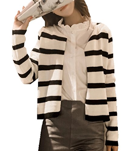 レディース カシミヤ 裏起毛 シンプル ガーリー スタイリッシュ エレガント ボーダー モノトーン カジュアル ニット セーター カーディガン 【Sweet berry】