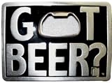 Got Beer? Metal Bottle Opener Belt Buckle