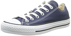 Converse Chuck Taylor All Star Lo Top Navy Canvas Shoes with Extra Pair of Black Laces men's 17