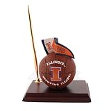 Illinois Fighting Illini NCAA Mascot Desk Pen & Clock Set (6.5)