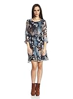 Broadway NYC Vestido Drop (Azul / Rosa)