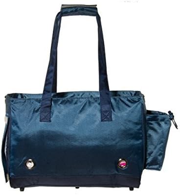 New York Pet Carrier, Dog Bag by Kakadu Pet, Regular, 16" x 12" x 7", Azure (Blue) by Kakadu Pet Pty Ltd