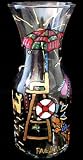 Beach Party Design - Hand Painted - Carafe - 1 Liter