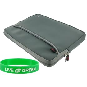 Acer Aspire Timeline AS5810T-8952 15.6-Inch Laptop Sleeve Case - Dual-Pocket Grey
