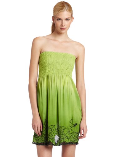 Raviya Womens Cutwork Dip Dye Dress