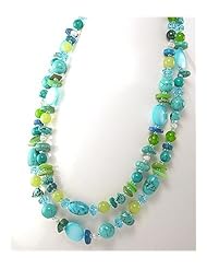 Turquoise Necklace In Zinc