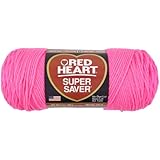Red Heart E300.0722 Super Saver Economy Yarn, Pretty n Pink