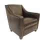 Pinzon Hawthorne Leather Chair, Chocolate