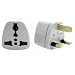 CostMad Universal Worldwide Tourist / Visitor Visiter / Travel 2-Pin / 3-Pin from Hong Kong, Iraq, Ireland, Isle of Man, Jordan, Kenya, Kuwait, Lebanon, Macau, Malawi, Malaysia, Maldives, Malta, Mauritius, Myanmar, Nigeria, New Zealand, Oman, Qatar, St. Kitts-Nevis, St. Lucia, St. Vincent, Saudi Arabia to UK 3-Pin Plug / Adaptor / Adapter / Convertor / Converter (White)