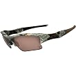 Oakley Camo Flak Jacket XLJ Men's Special Editions King's Lifestyle Sunglasses w/ Free B&F Heart Sticker Bundle - Desert Camo/VR28 Black Iridium