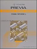 1996 Toyota Previa Wiring Diagram Manual Original Supplement
