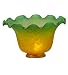 Meyda Tiffany 15915 Amber/Green Pate-De-Verre 12 Flute Shade