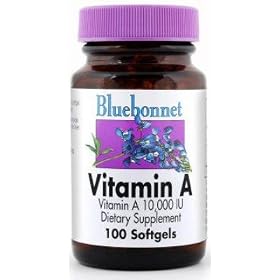 Vitamin A 10,000IU - 100 - Softgel by Bluebonnet