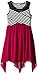 Speechless Girls' Illusion Knee Length Sleeveless Round Neck Hanky
