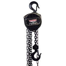 Maasdam  48510 Manual Chain Hoist 1 Ton, Black