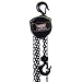 Maasdam  48510 Manual Chain Hoist 1 Ton, Black