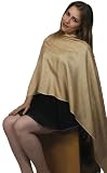 Viscose Pashmina Self Design Paisley Shawl Stole Wrap Golden Camel (28x78) Buy 2 Get FREE SHIPPING