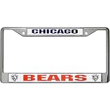 Rico Chicago Bears Chrome License Plate Frame