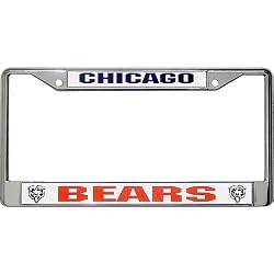 Rico Chicago Bears Chrome License Plate Frame